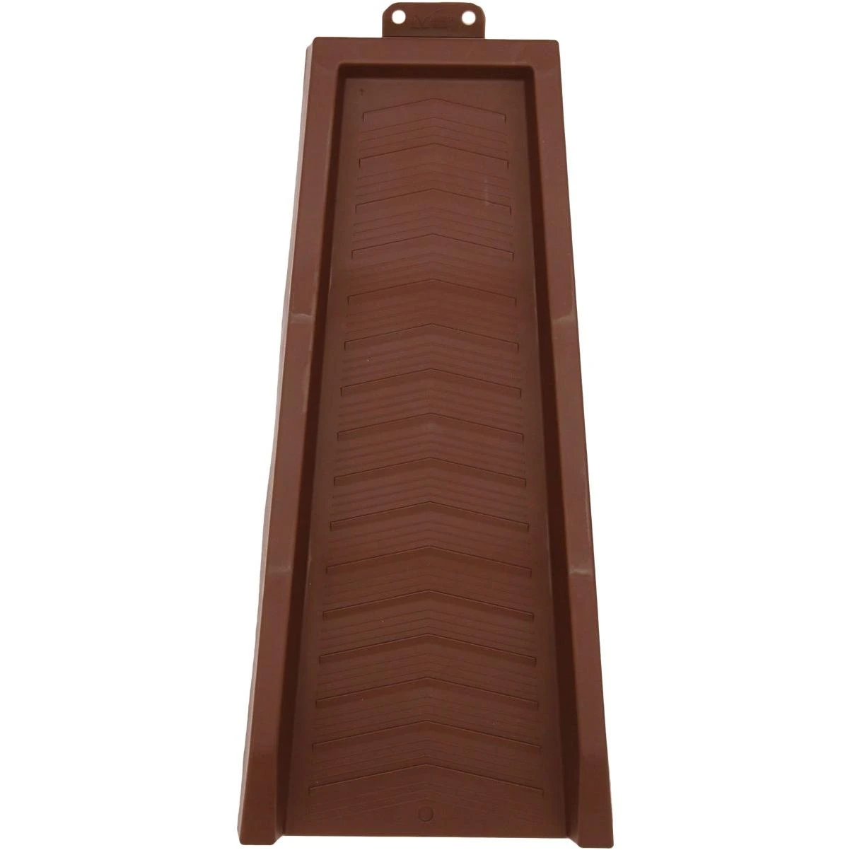 Master Mark 11 In. W. x 2.25 In. H. x 22.90 In. L. Chocolate Chevron Splash Block