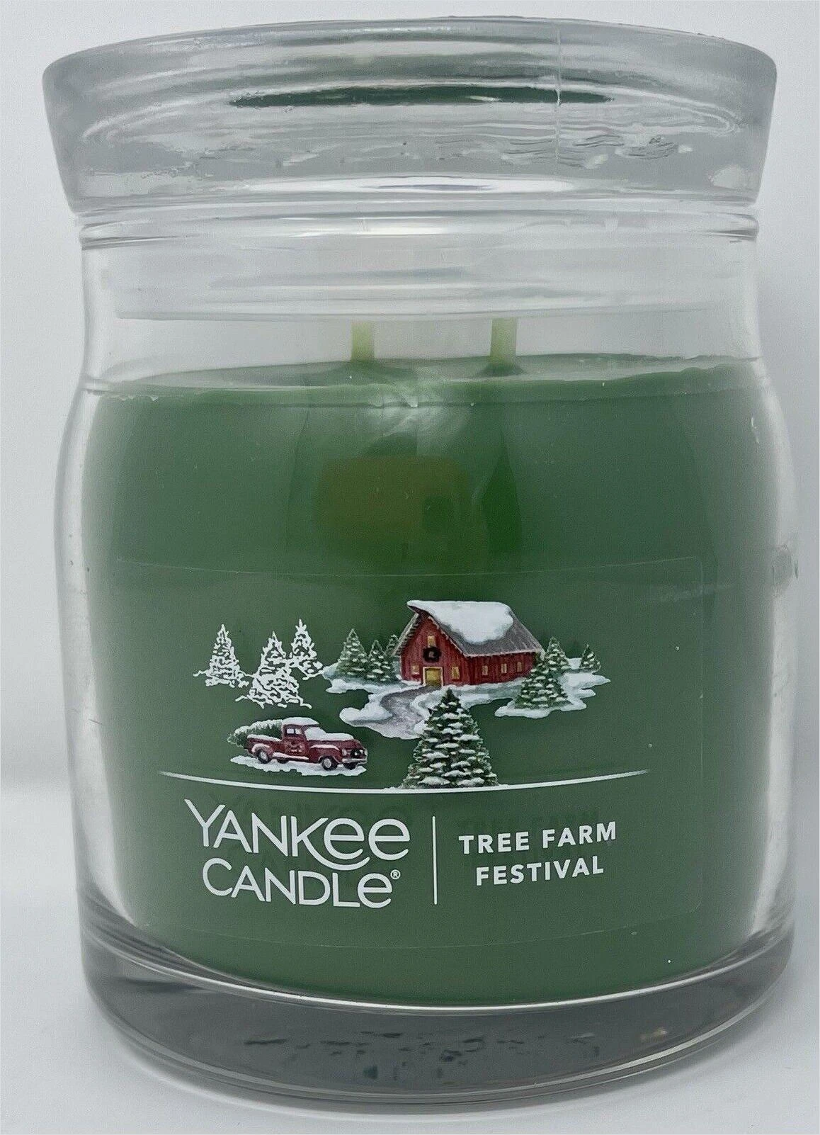 Yankee Candle TREE FARM FESTIVAL Medium Signature Collection Jar, 13oz