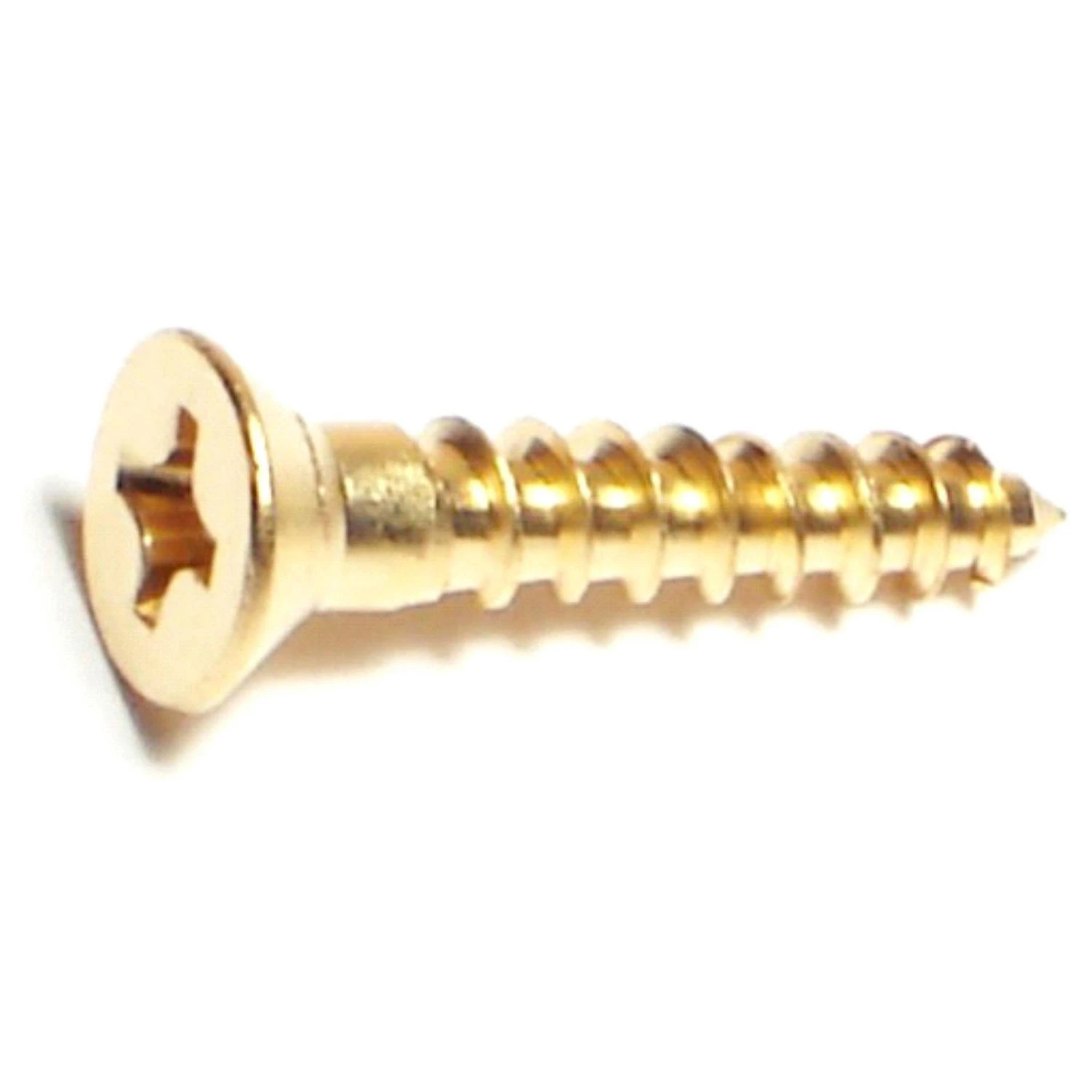 SCREW WOOD PHIL FH 6X3/4BRASS