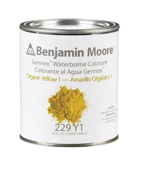 Benjamin Moore Gennex Organic Yellow Colorant Systems 1 Qt