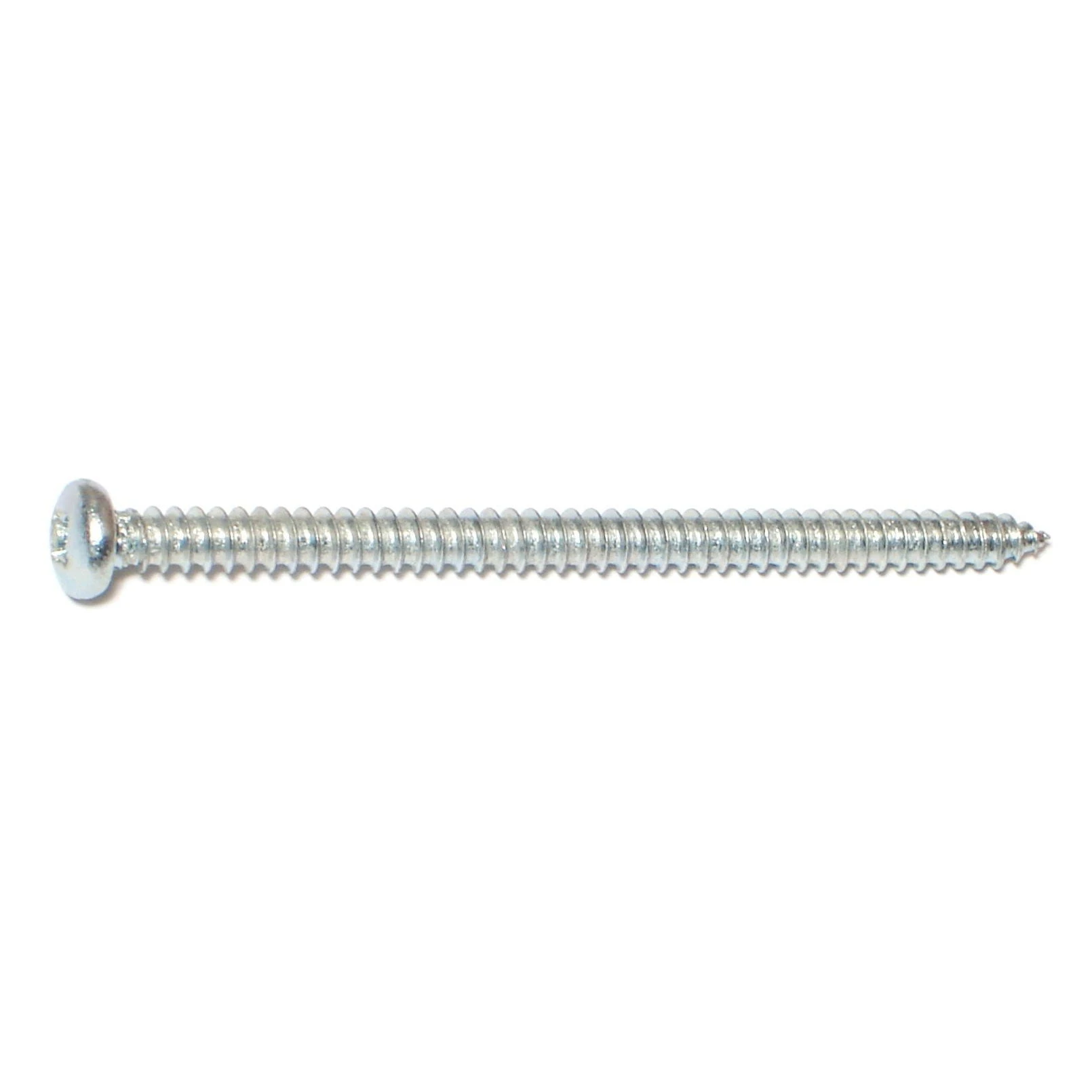 #10 x 3  Zinc Plated Steel Phillips Pan Head Sheet Metal Screws