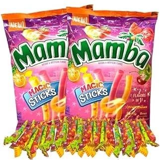 Mamba Magic Sticks-Chewy Fruity Candy Sticks - 6.3 oz