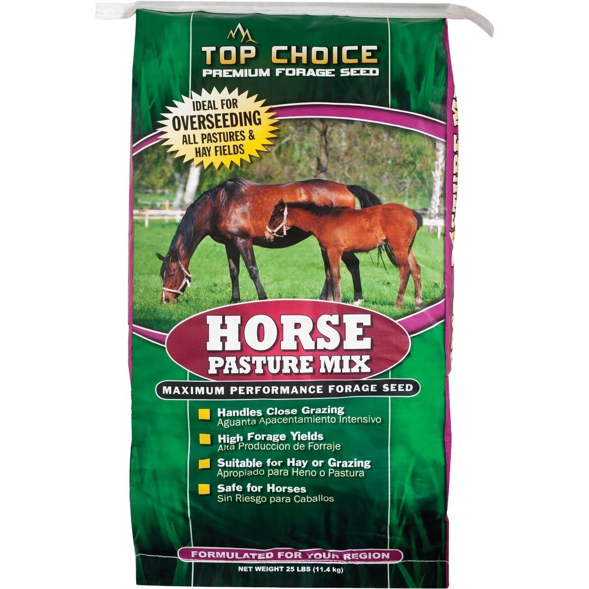 Top Choice 25 Lb. Horse Pasture Mix