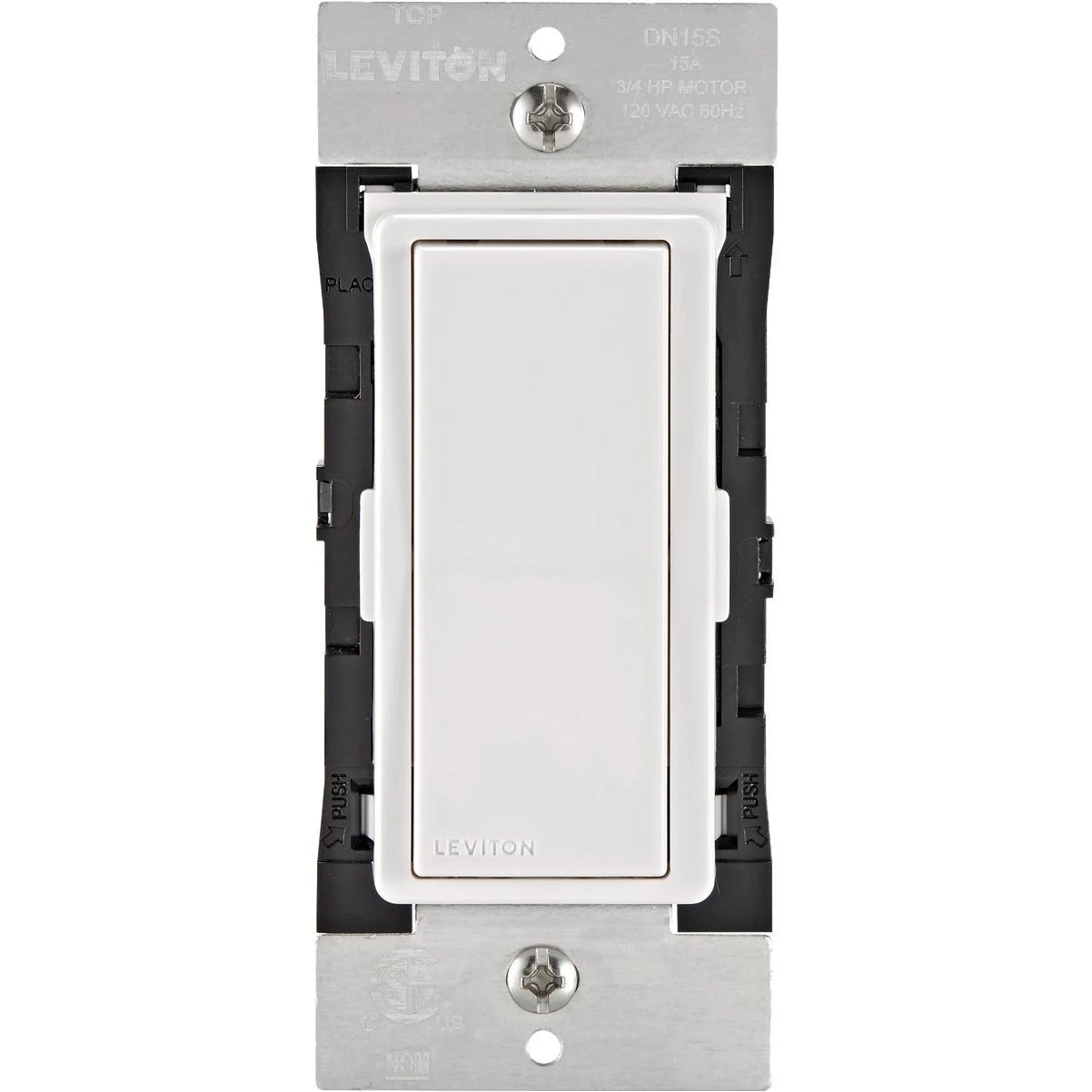 Leviton Decora Smart 15A Rocker Wireless Light Switch, White