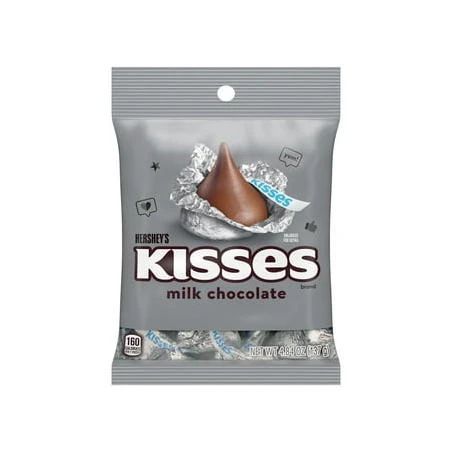 Hershey s Kisses Milk Chocolate Candy  Individually Wrapped  4.84 oz
