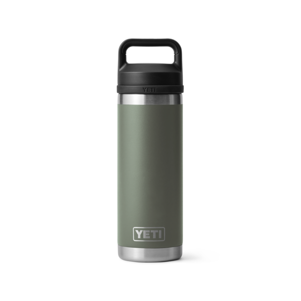 Rambler 18 oz Bottle HotShot - Camp Green