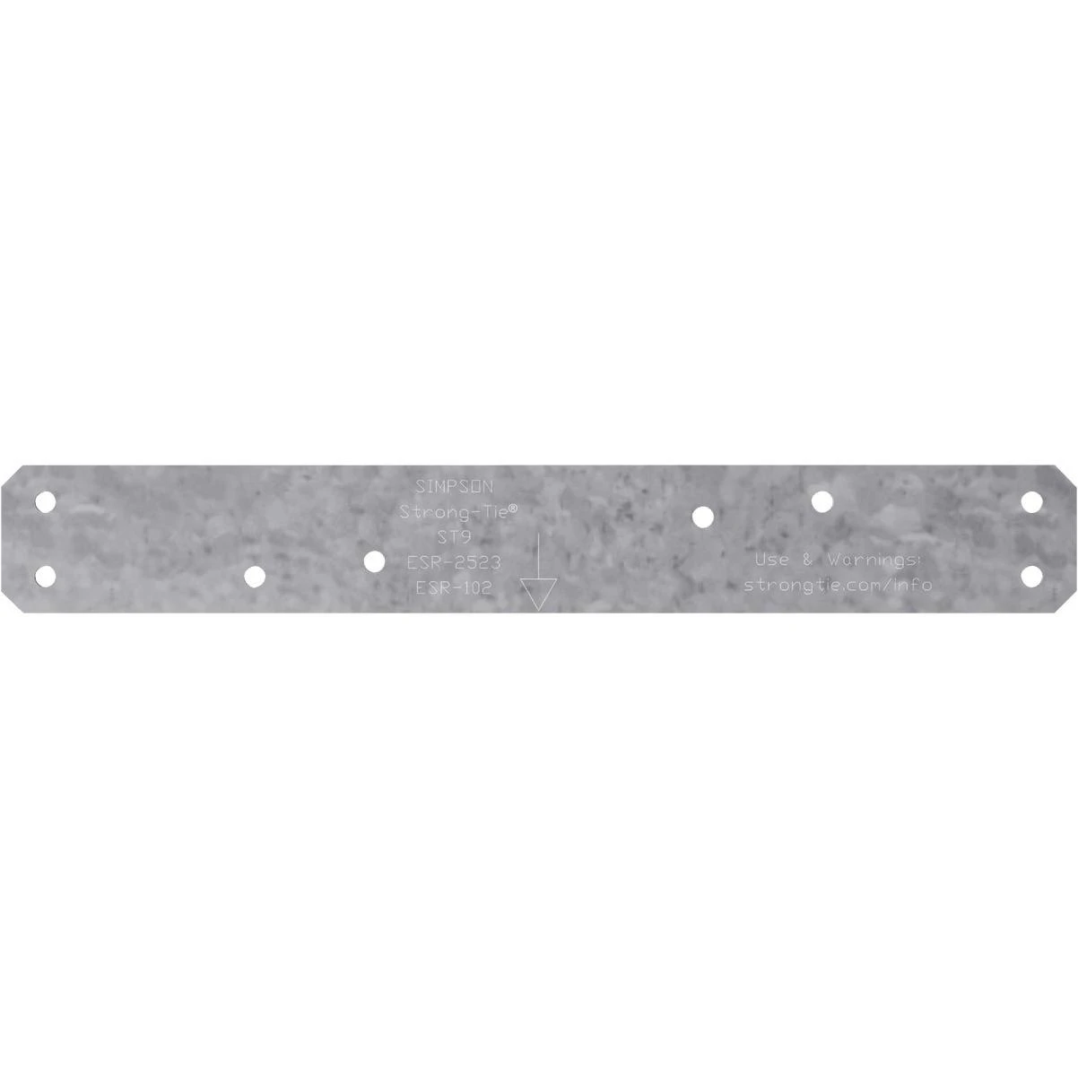 Simpson Strong-Tie 9in. Staggered Strap Tie