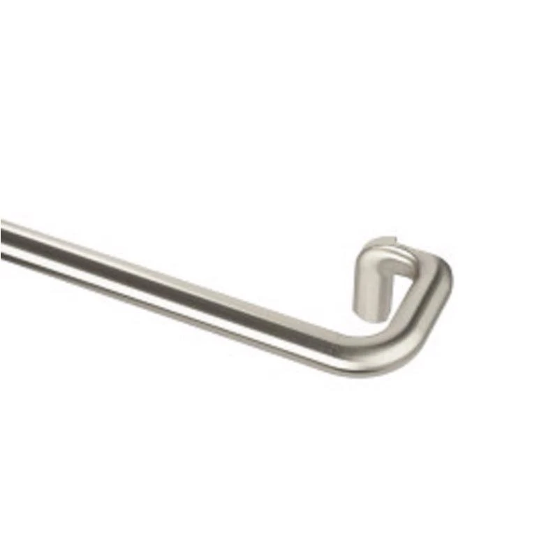 Umbra Matte Nickel Silver Twilight Room Darkening Drapery Rod 88 in. L X 144 in. L