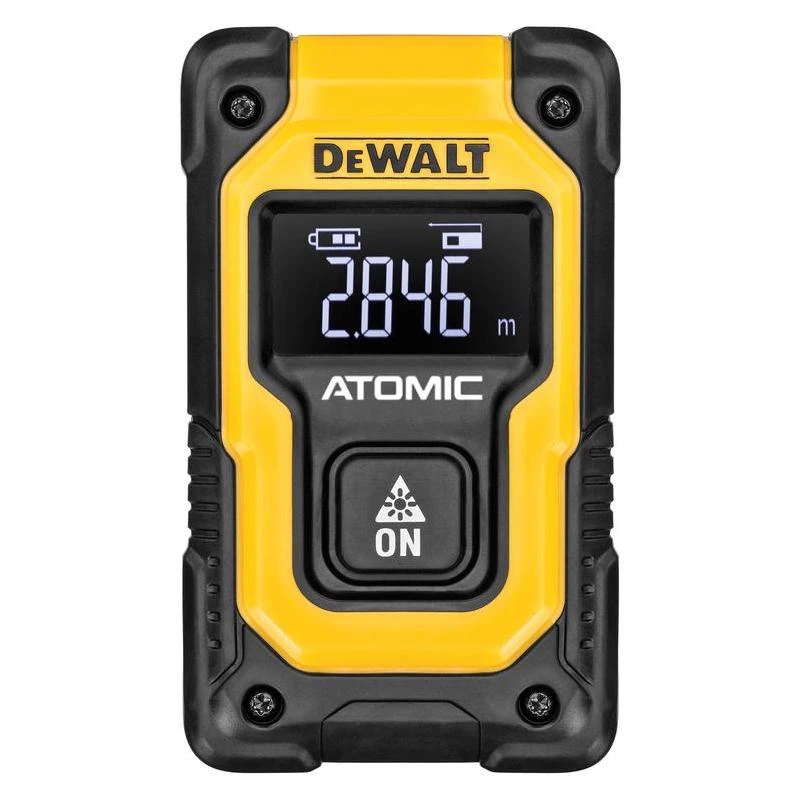 DeWalt Atomic 5.91 in. L X 4.33 in. W Pocket Laser Distance Measurer 55 ft. Black/Yellow 1 pc