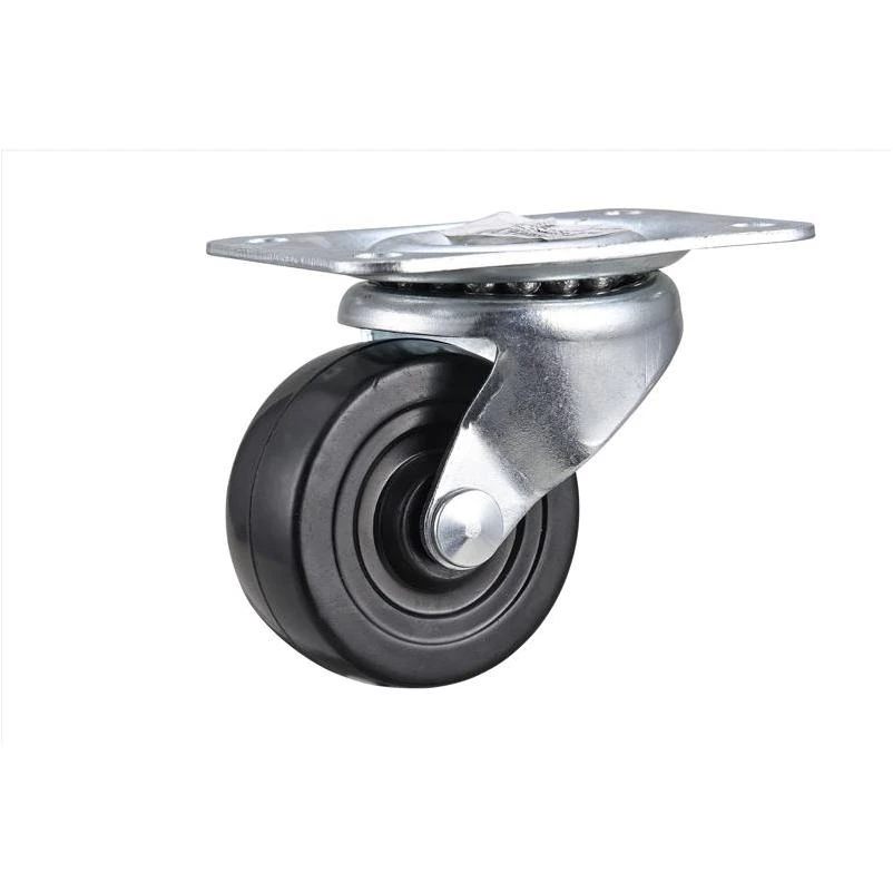 Projex 2.5 in. D Swivel Soft Rubber Caster 100 lb 1 pk