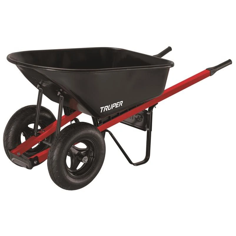 Truper 6 Cu. Ft. Steel Wheelbarrow