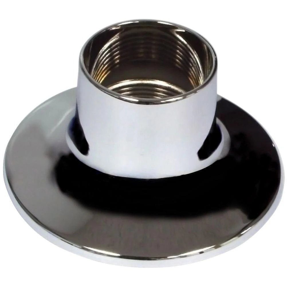 S60-160A 1-1/8 in. Replacement Flange Adapter with Washer in Polish Chrome