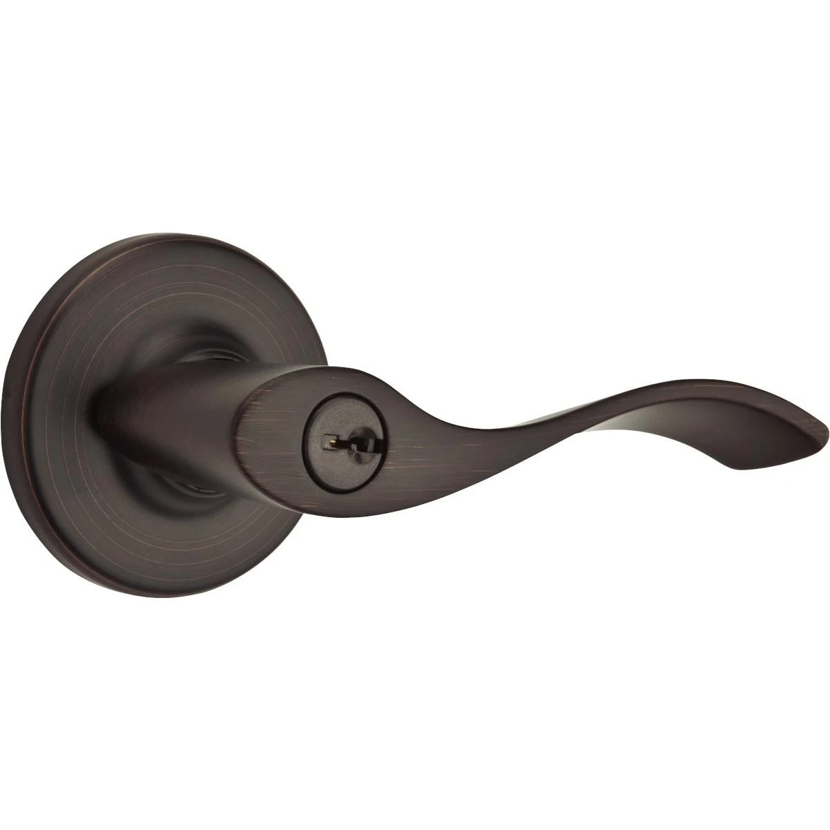 Kwikset Balboa Keyed Entry Lever in Venetian Bronze