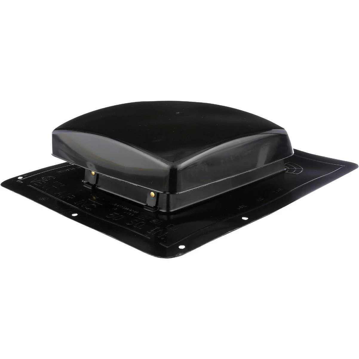 NorWesco 50 Sq. In. UV Resistant Polyethylene Roof Vent, Black