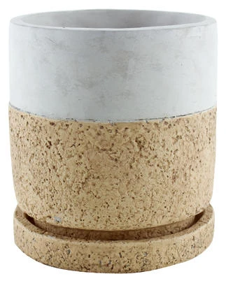 Syndicate Home & Garden 226130 6.87 in. Mod Cork Planter