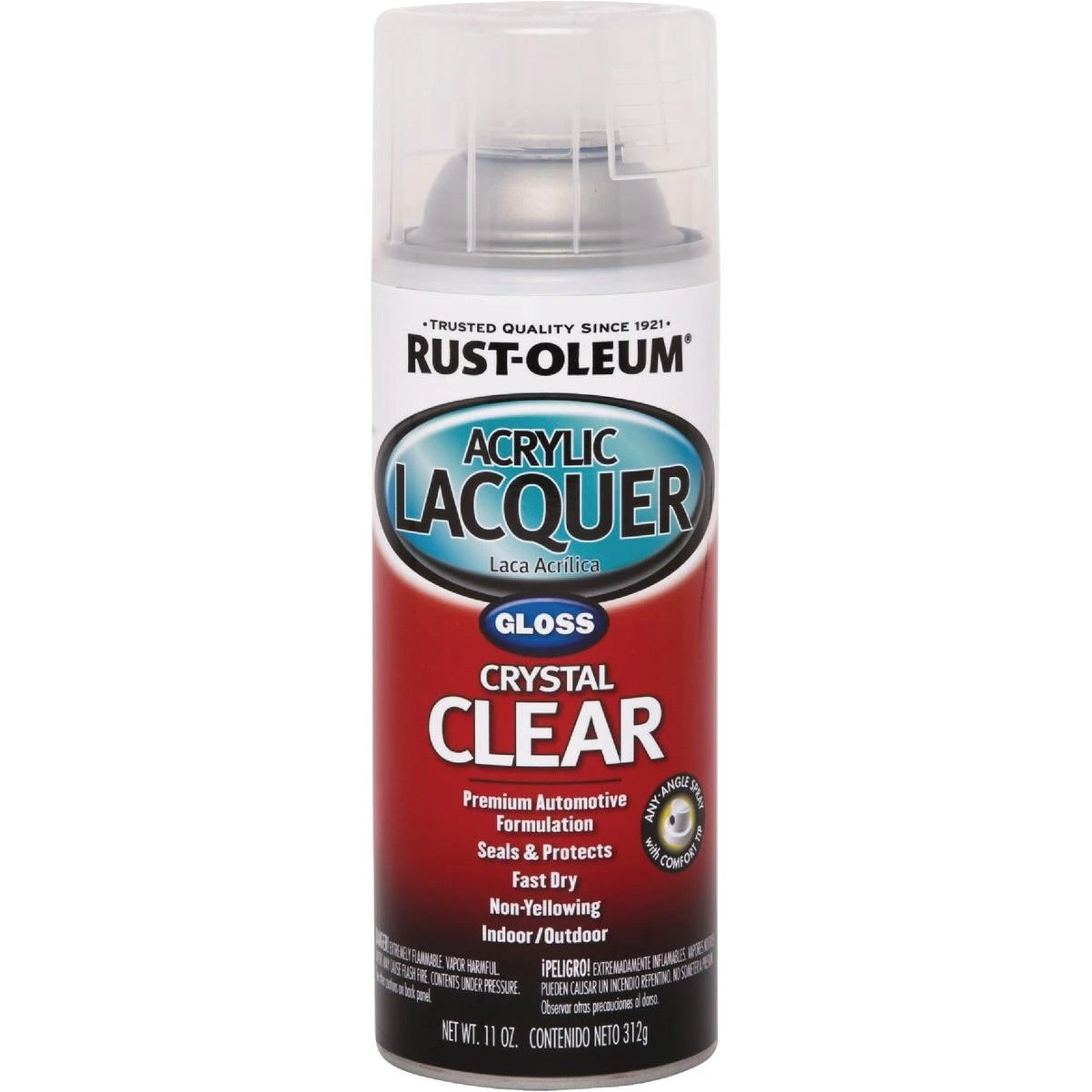 Rust-Oleum Automotive Acrylic Lacquer Spray, 12 Oz., Gloss Clear