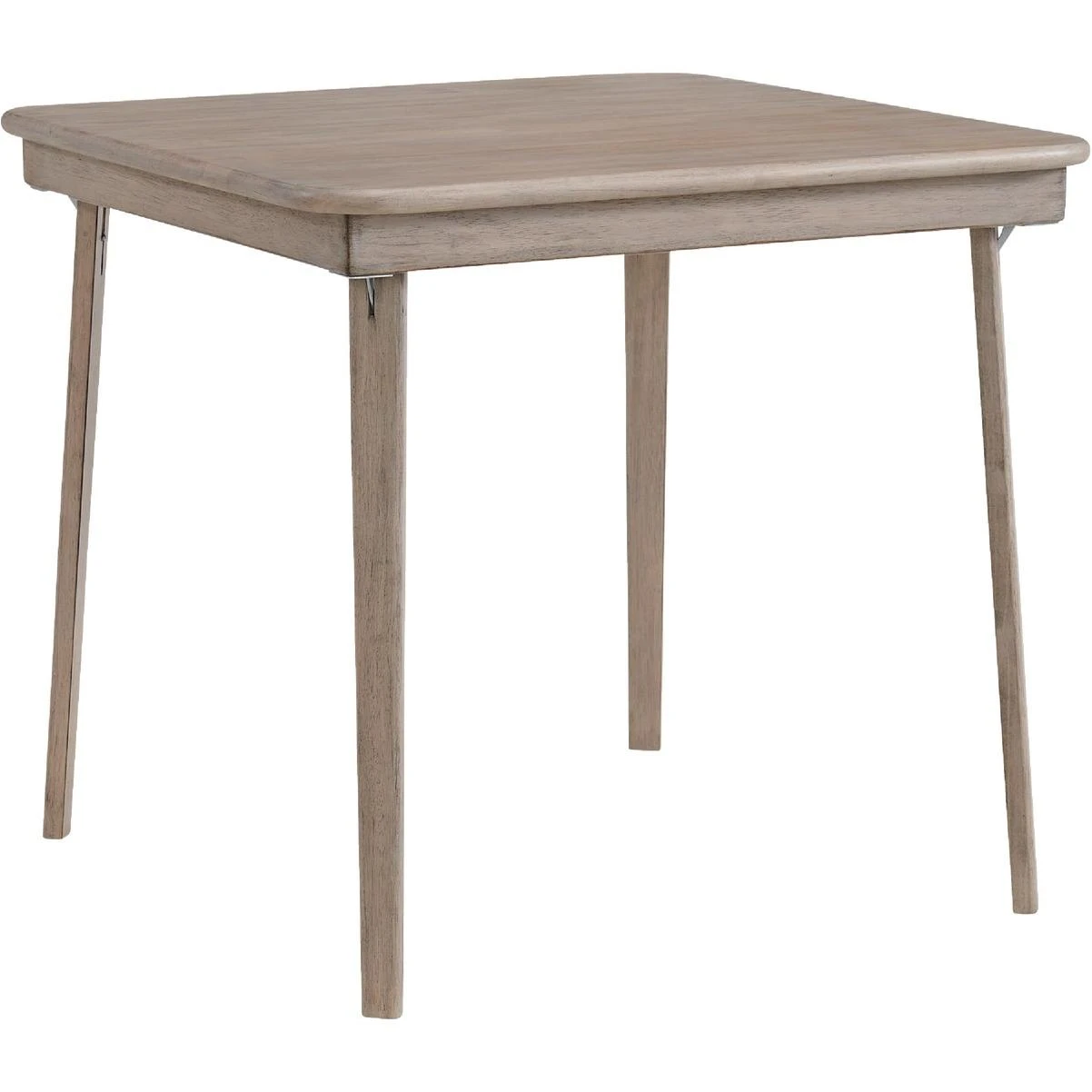 Stakmore 32 In. x 32 In. Driftwood Folding Straight Edge Table