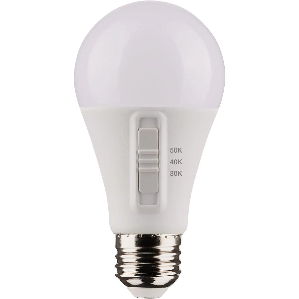 Satco 100W Equivalent 3CCT-Selectable A19 Traditional LED Light Bulb (4-Pack)