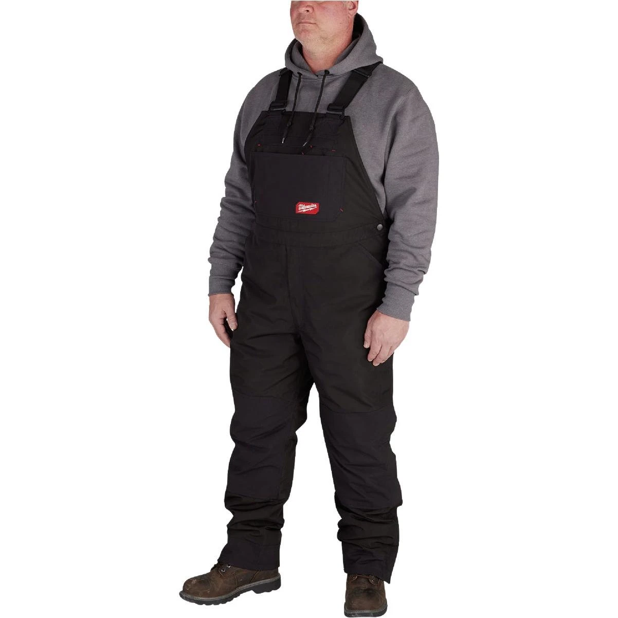 Milwaukee FREEFLEX Men's Large Black Insulated Bib Overalls