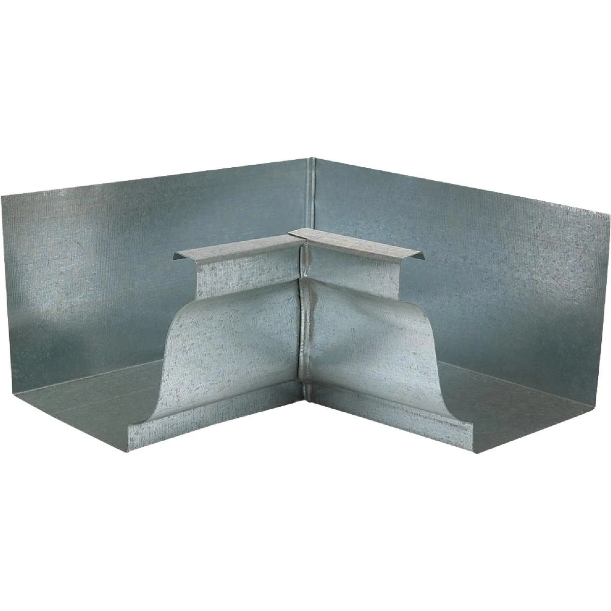 Amerimax 4 In. Galvanized Steel Miter K-Style Gutter Inside Corner
