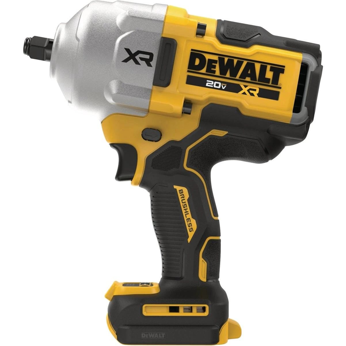 DEWALT 20V MAX XR Brushless 1/2 In. High Torque Cordless Impact Wrench with Hog Ring Anvil (Tool Only)