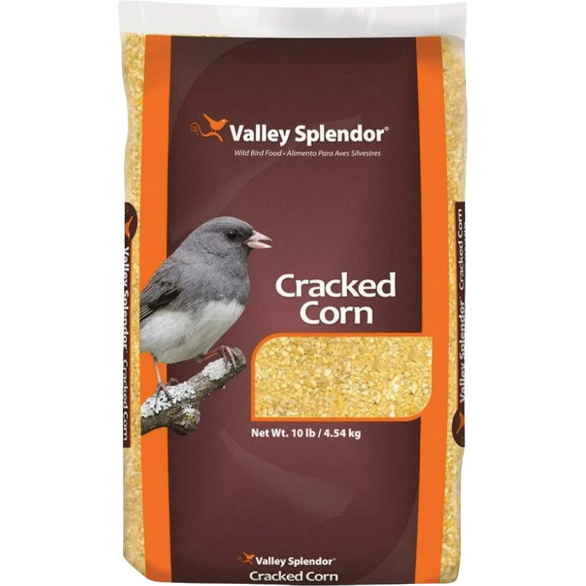 10 Pound Cracked Corn Wild Bird Food For Backyard Wildlife