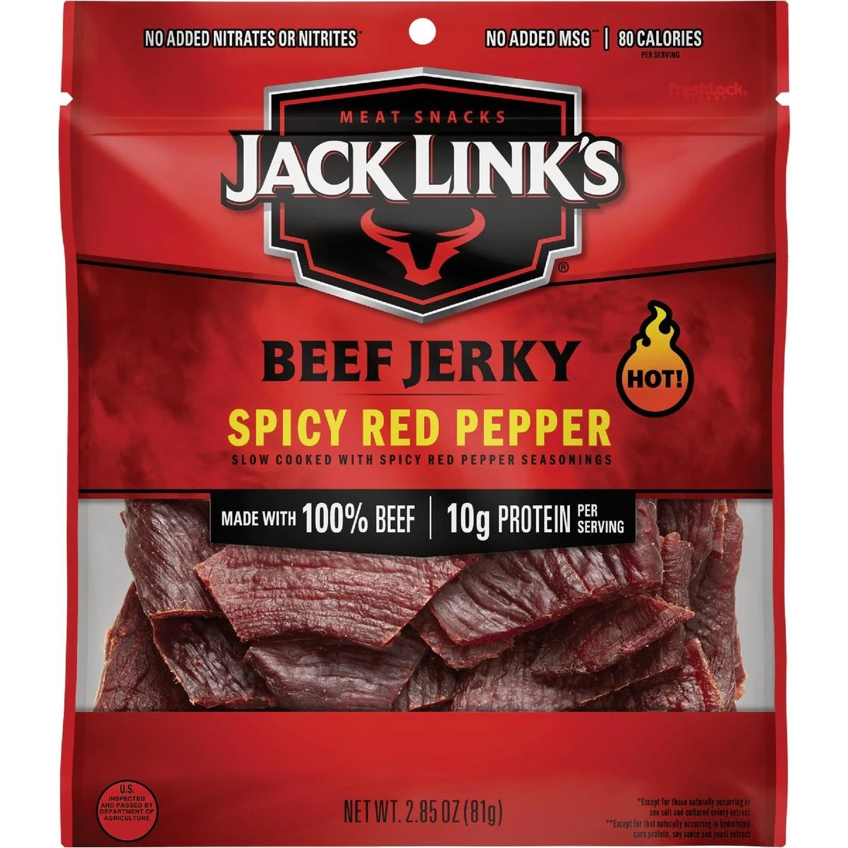 Jack Links 2.85 Oz. Spicy Red Pepper Beef Jerky