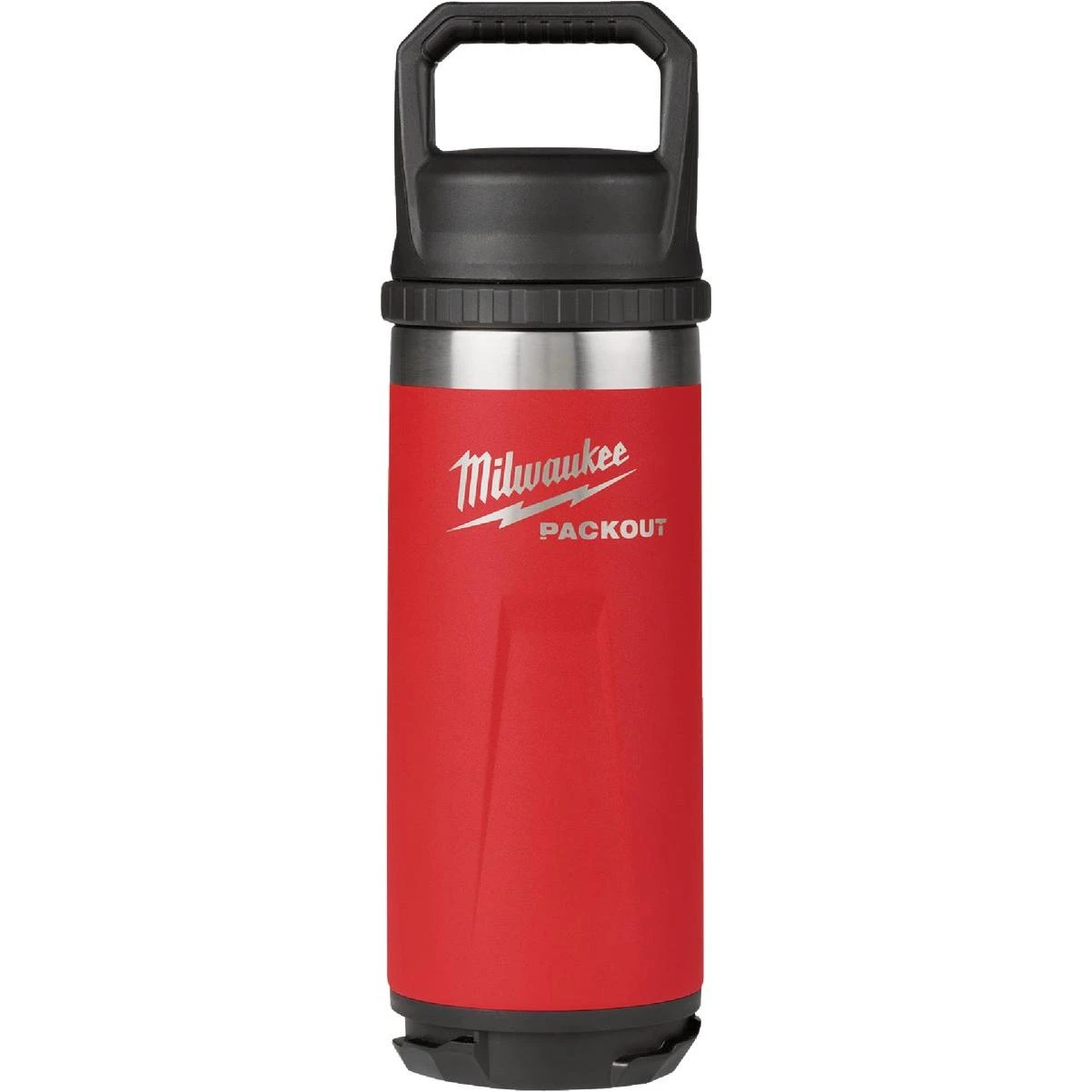 Milwaukee PACKOUT 18 Oz. Red Insulated Bottle with Chug Lid