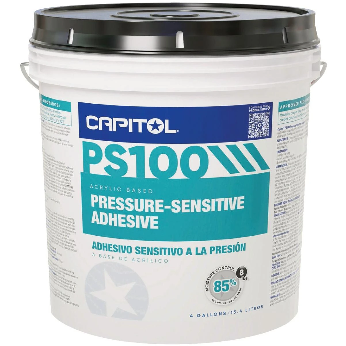 Capitol 4 Gal. Pressure Sensitive Flooring Adhesive