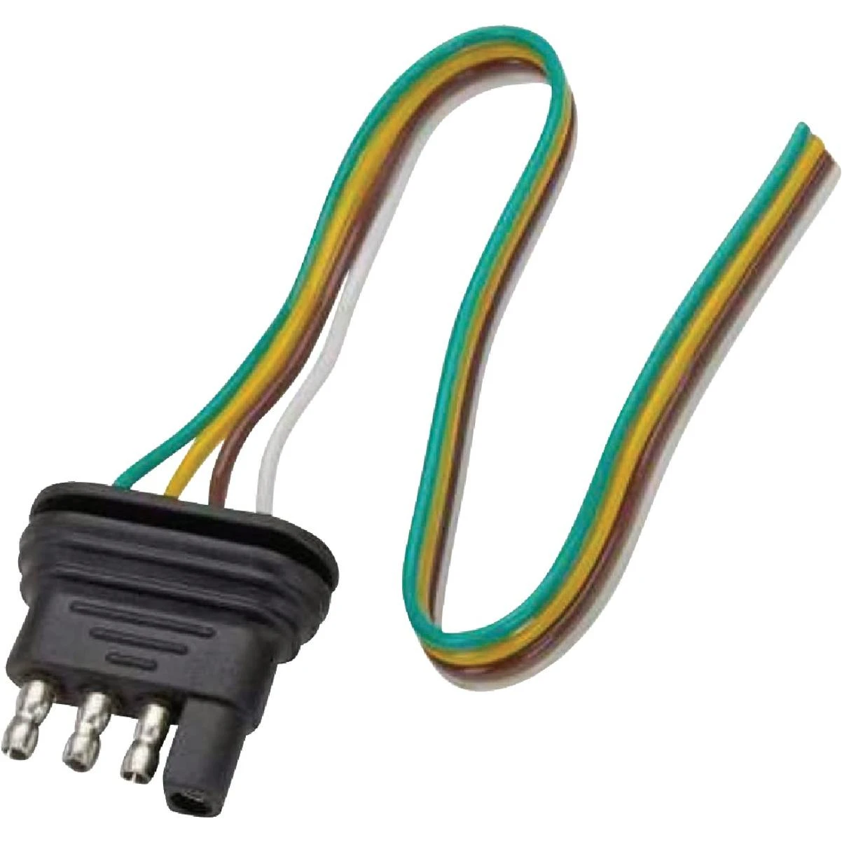 TowSmart 12 In. 18 Ga. 4-Way Flat Trailer Wiring Connector