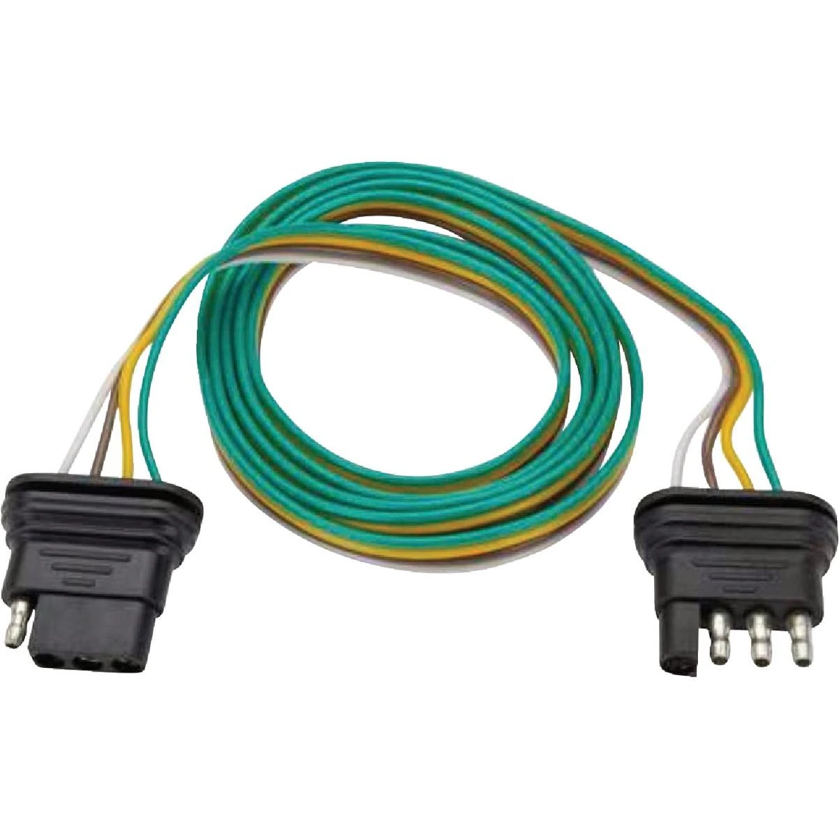 TowSmart 60 In. 18 Ga. 4-Way Flat Loop Connector Trailer Light Wiring Kit