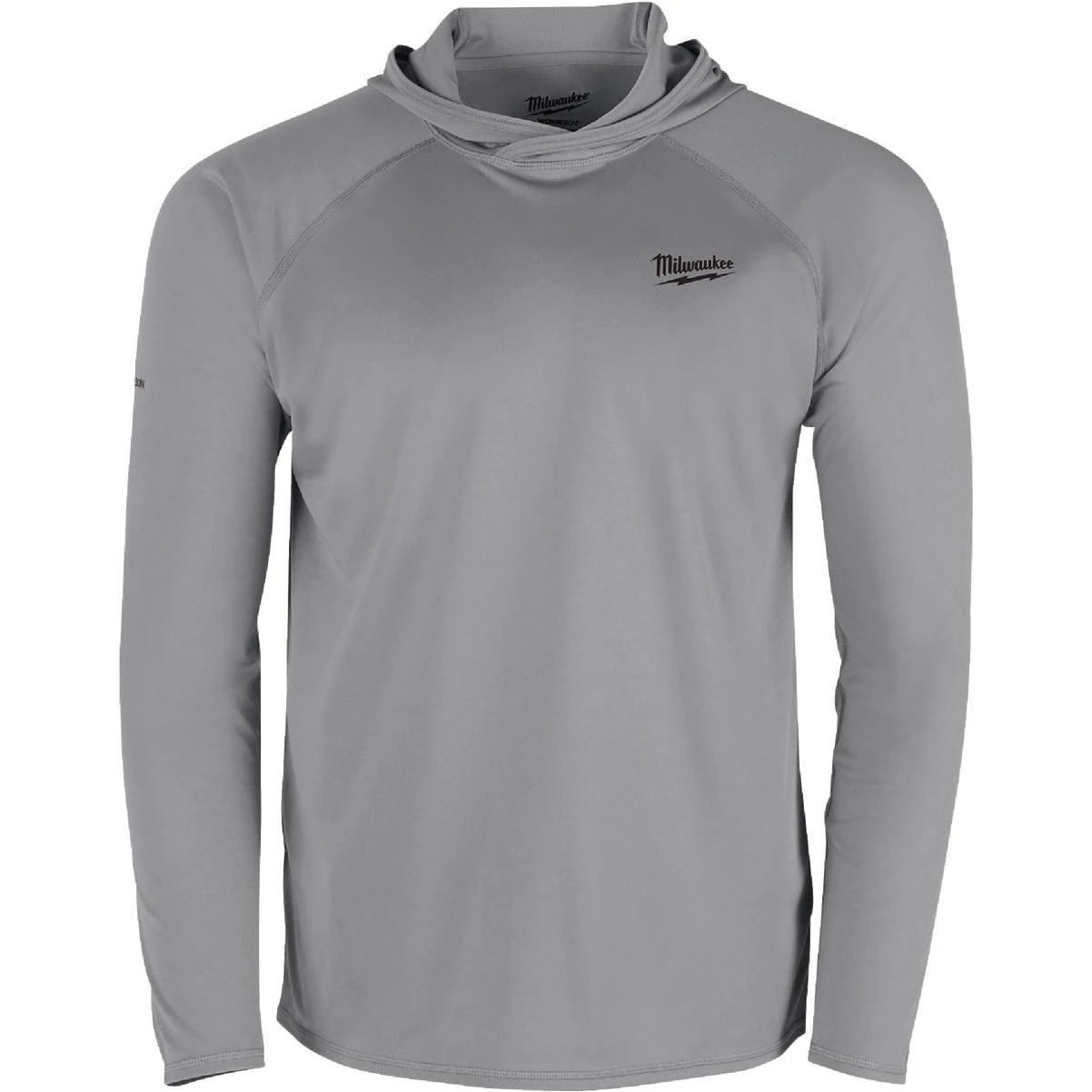 Milwaukee Workskin XL Gray Hooded Men's Sun Shirt
