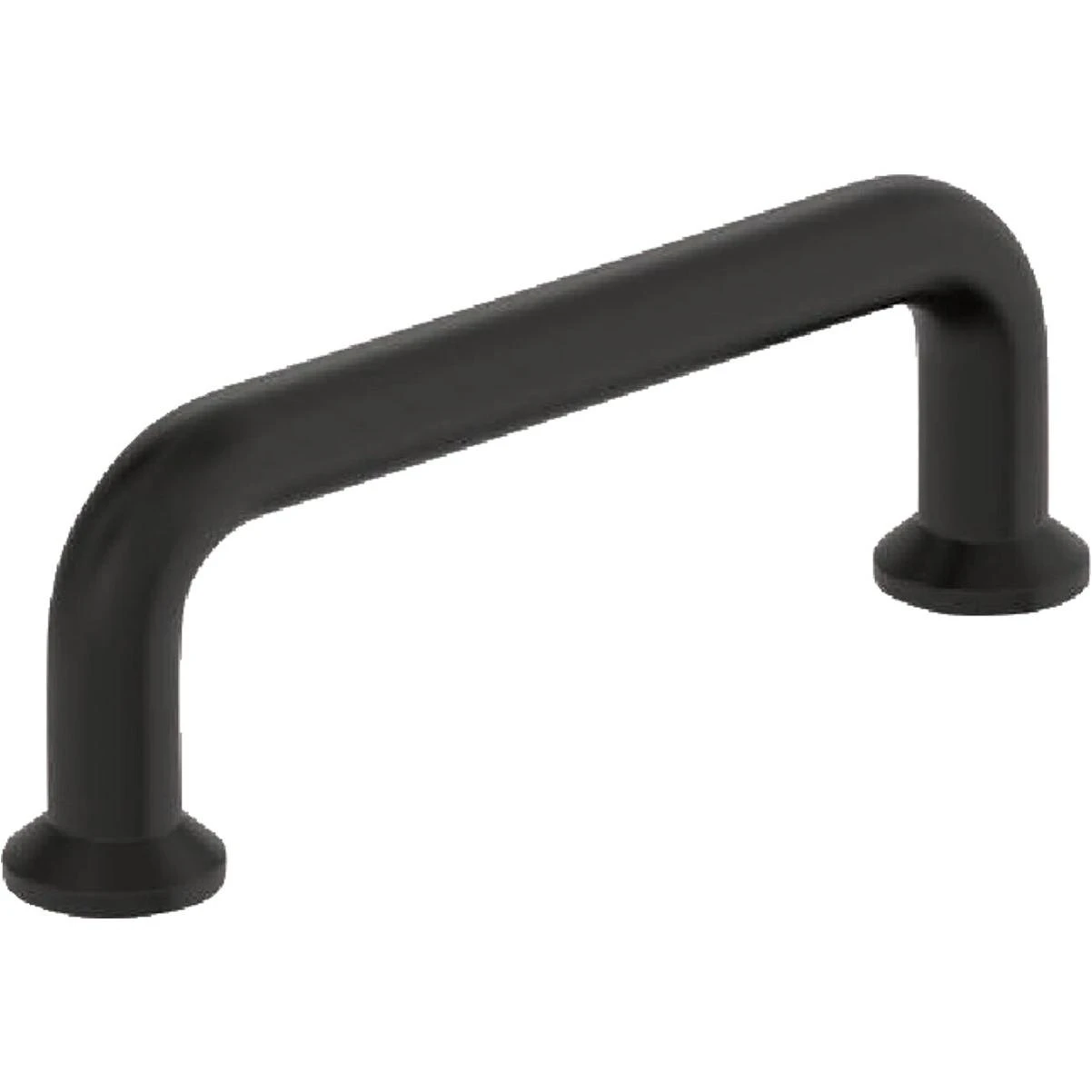 Amerock Factor 3 In. Matte Black Cabinet Pull (6-Pack)