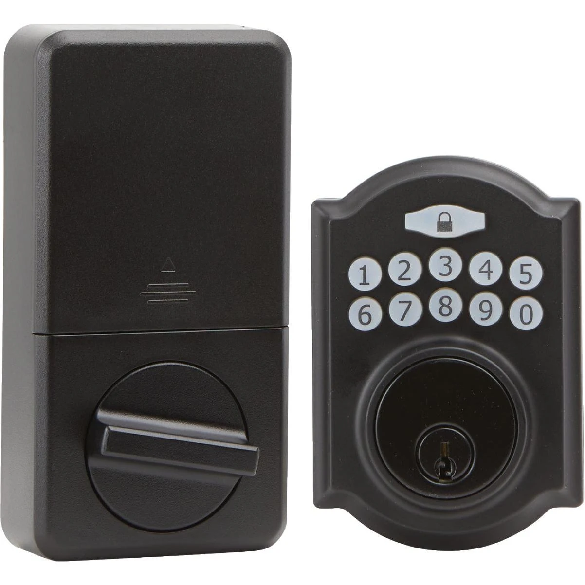 Steel Pro Electronic Deadbolt, Matte Black