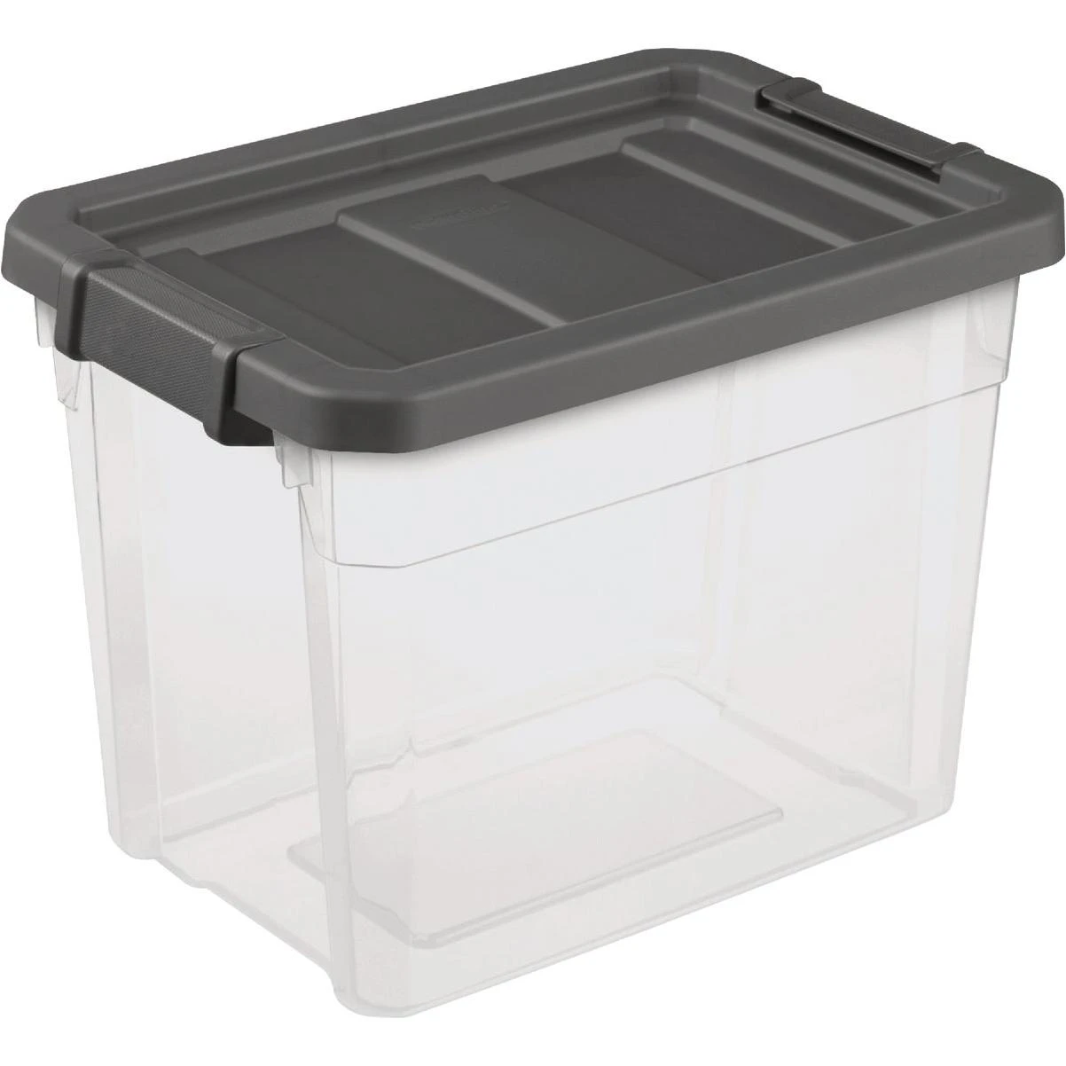 Sterilite 30 Qt./28L Flat Gray Stacker Storage Tote