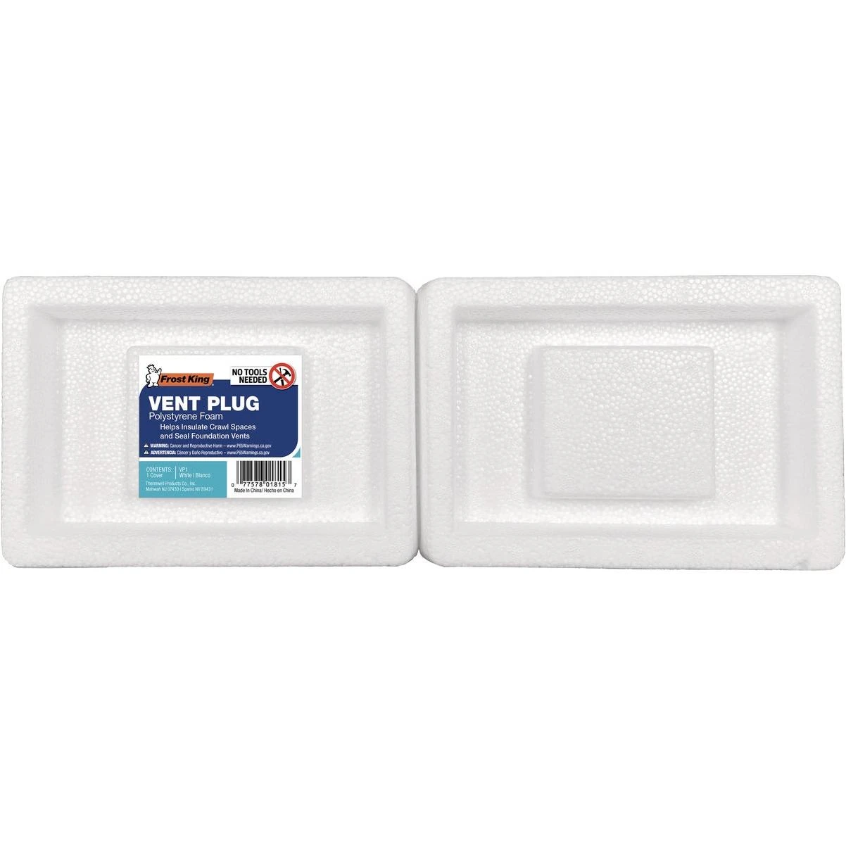 Frost King 5.5 In. x 7.75 In. Small Foundation Vent Foam Plug
