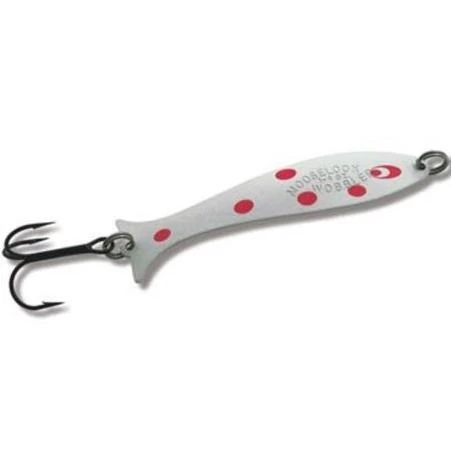 Brecks 14011 Silver/Blue Medium Mooselook Wobbler Trolling Spoons 3-1/8" 1/4 oz