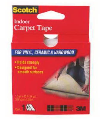 Indoor Carpet Tape, 1-1/2 In. x 42 Ft.