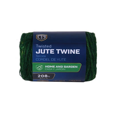 Tru-guard Jute Twine, 3-ply, 208-ft. For Gardening, Packaging & Crafts