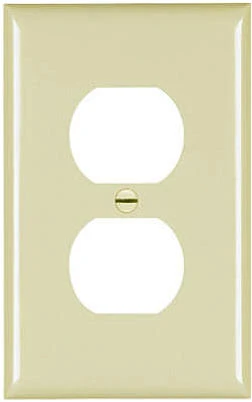 Pass and Seymour Ivory Duplex Nylon Wall Plate