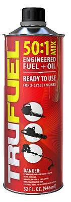 Pre-Mixed 50:1 Fuel & Oil, 2-Cycle Engines, 32 oz.