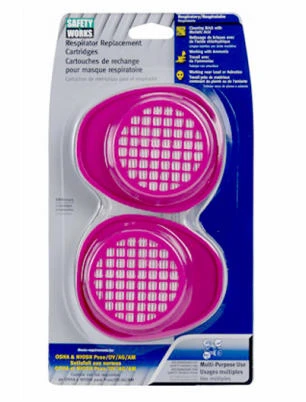 Multi-Purpose Respirator Replacement Cartridges, 2-Pk.