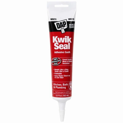 Kwik Seal Tub/Tile Caulk, 5.5-oz.