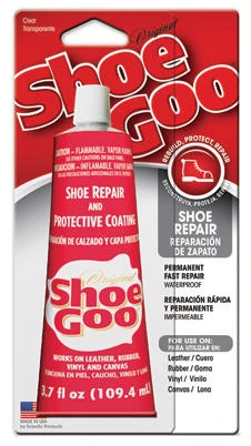 Shoe Repair & Protective Coating Adhesive, Clear, 3.7 oz.