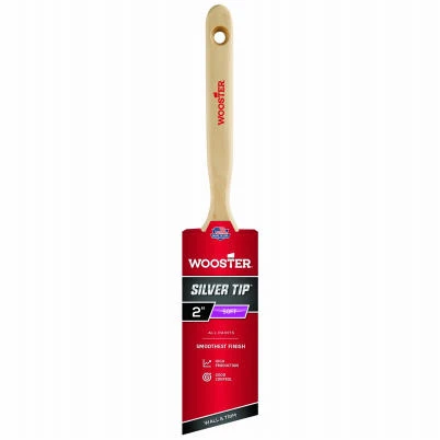 Silver Tip Angle Sash Paint Brush, 2-In.