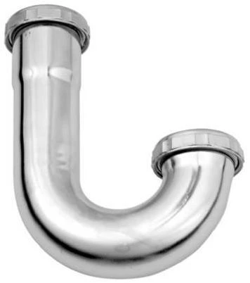 1 and 1/2 Inch Outside Diameter Kitchen Drain J Bend Pipe