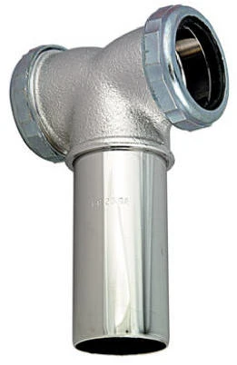 1-1/2-inch O.d. Tube Slip Joint Kitchen Drain Center Outlet Tee And Tailpiece