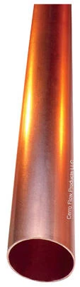 Hard Copper Tube Type M Half Inch Diameter by Five Feet Length