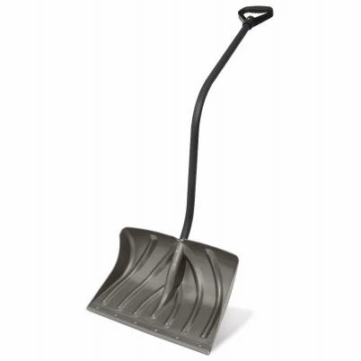 18 In. Poly Snow Shovel/Pusher With Ergo S-Handle