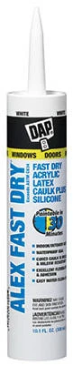 Alex Fast Dry Caulk, 10.1-oz.